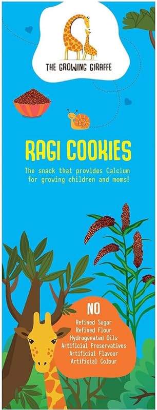 See full amazon price history chart for The Growing Giraffe Natural & Healthy Ragi Cookies (Tasty, Healthy & Nutritional Snacks for Everyone) without Any Added Preservatives, Artificial Flavor & Color - 160 Grams (Pack of 1) The Growing Giraffe Natural & Healthy Ragi Cookies (Tasty, Healthy & Nutritional Snacks for Everyone) without Any Added Preservatives, Artificial Flavor & Color - 160 Grams (Pack of 1) (B085786WS6) Amazon Price History, Amazon Price Tracker