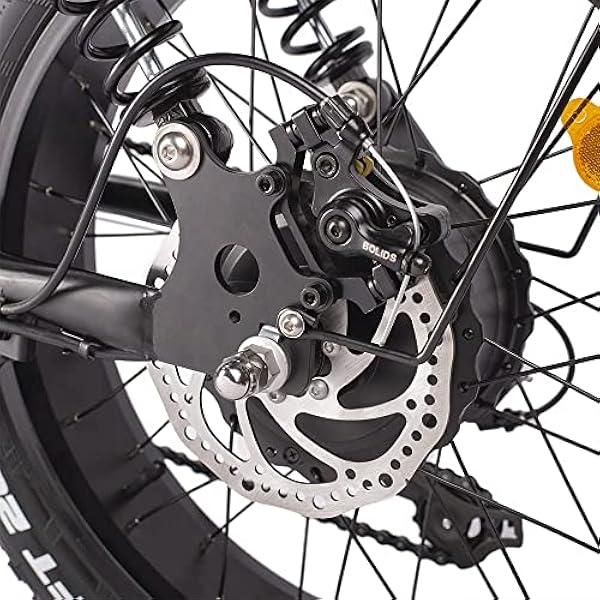 ICEWHWWL Bicicleta eléctrica,20 Pulgadas de neumáticos de Grasa Bicicleta eléctrica Adulto,48v 15.6Ah batería extraíble Bicicleta eléctrica de montaña,7 velocidades de engransubiendo EBikes