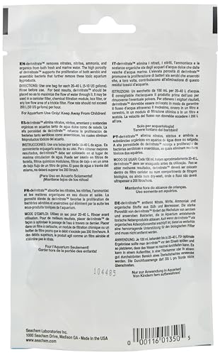 Seachem De Nitrate - elimina nitratos, nitritos, amônia e substâncias orgânicas - 100ml