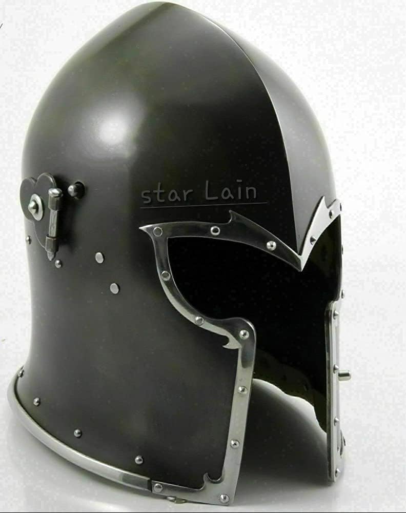 Medieval Replicas Barbuta Helmet Armour Helmet Roman knight helmets with Inner Liner