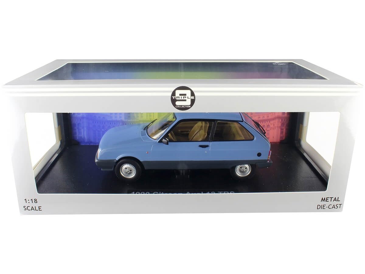 1/18: TRIPLE 9 T9-1800338 CITROËN AXEL 1990 BLEU Maquette 1 18