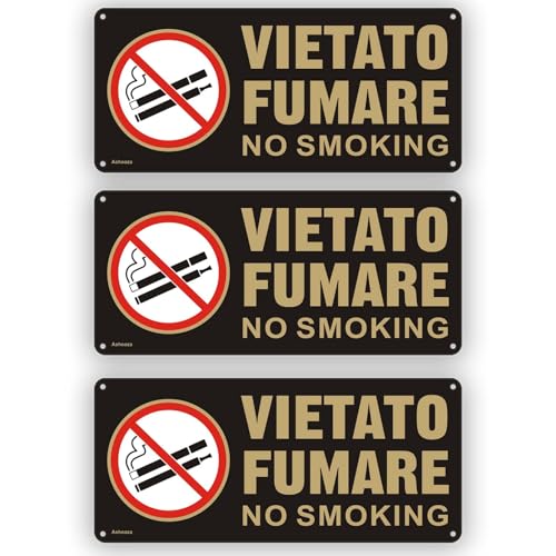 10 Adesivi Vietato Fumare - Segnaletica Anti Fumo E Vapo Per Interni Ed Esterni, UV Resistente - Foto 3