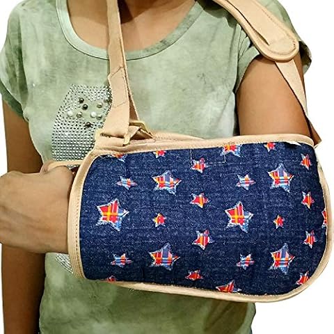 Arm Sling Pouch for Kids to Provide Fracture Support | Adjustable Padded Neck Strap | Breathable Material and Easy Fit (Small) Cover