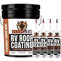 BEEST RV Roof Protection Kit – 2-Pack Non-Leveling & 2-Pack Self-Leveling Sealants with 5-Gallon White Coating | Complete RV Roof Leak Repair & Maintenance Bundle