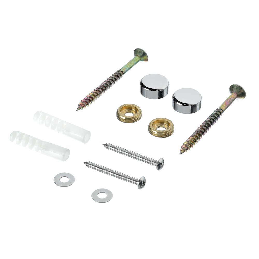 Melko Juego de 2 soportes para lavabo, 50 cm, acero inoxidable