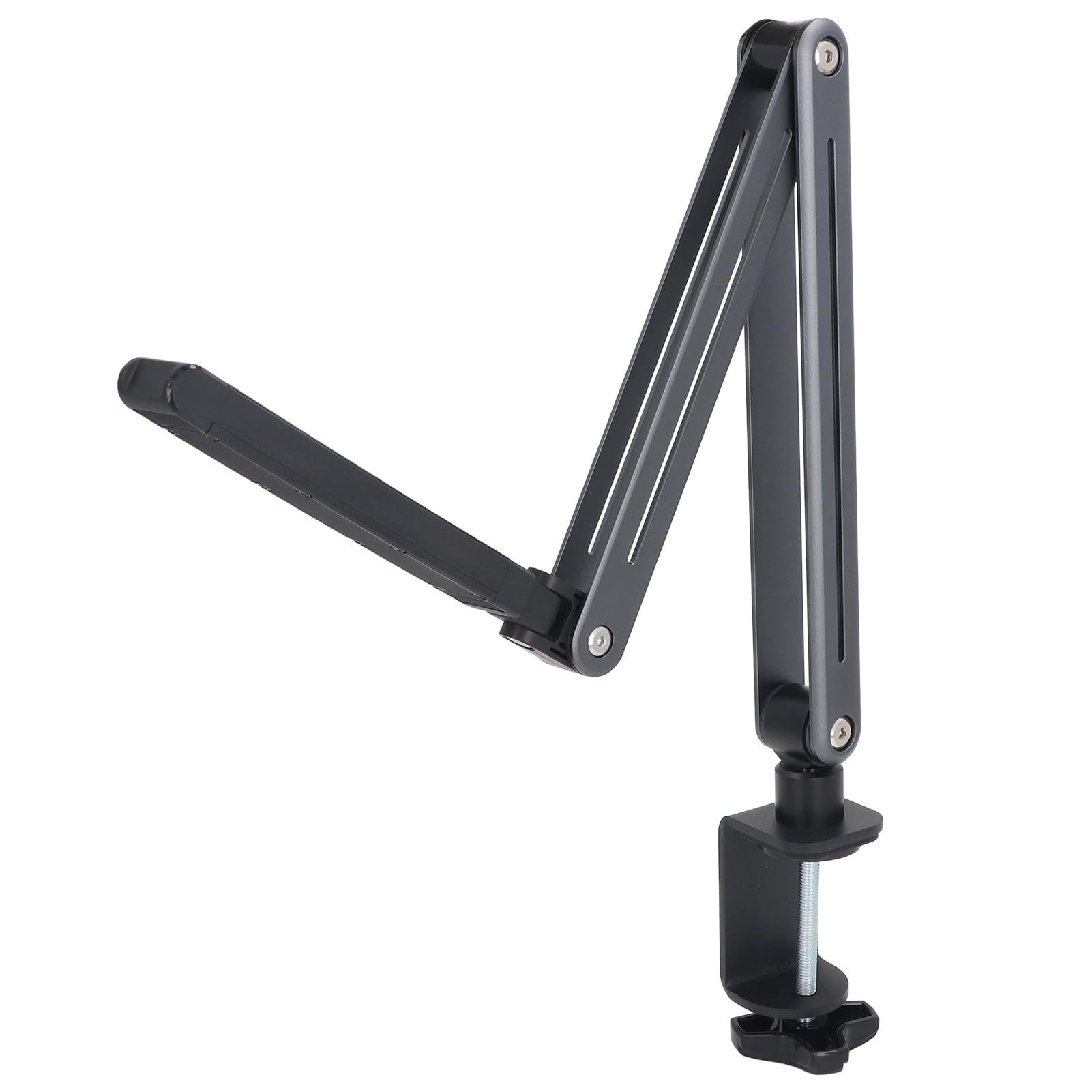 Sxhlseller Supporto per Tablet, Supporto per Tablet da Tavolo Regolabile con Rotazione a 360 Gradi con Robusto Braccio in Metallo, Supporto per Tablet Portatile Pieghevole per Ufficio,