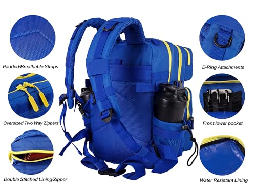 Image of LHI Tactical Military Backpack for Men and Women 25L /35L Army Assault Pack Bag Small Rucksack with Bottle Holder