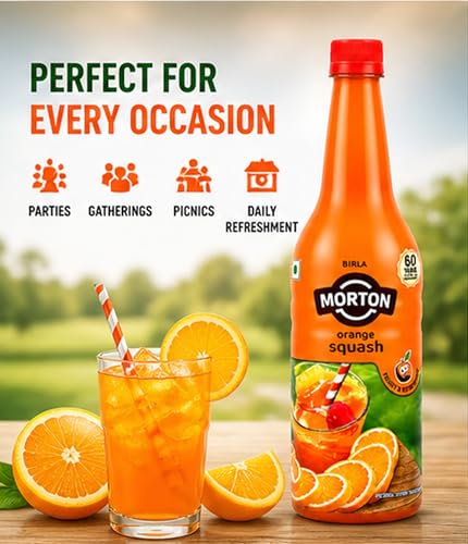 Image of Birla Morton Orange Squash 750 ML Pack of 2