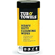 Tub OTowels Heavy Duty Fiber Weave Cleaning Wipes 8 in. W x 7 in. L 40 pk