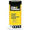 Tub O'Towels Heavy Duty Fiber Weave Cleaning Wipes 8 in. W x 7 in. L 40 pk