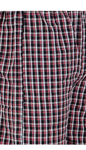 Image of Men's Cotton Checkered Pajama (Pack of 3) (Multicolored)