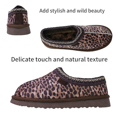 Women's Platform Slippers Winter Mini Boots Anti-Slip Suede Slip on Women Sneakers Fur Lined House Slippers for Indoor Outdoor4