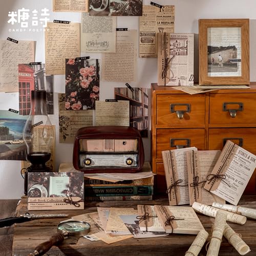 Image of Spiaty Synthetic Resin Vintage Decorative Radio Model for Home Living Room Decorations, Retro Style Table Ornament, Brown Wooden Design