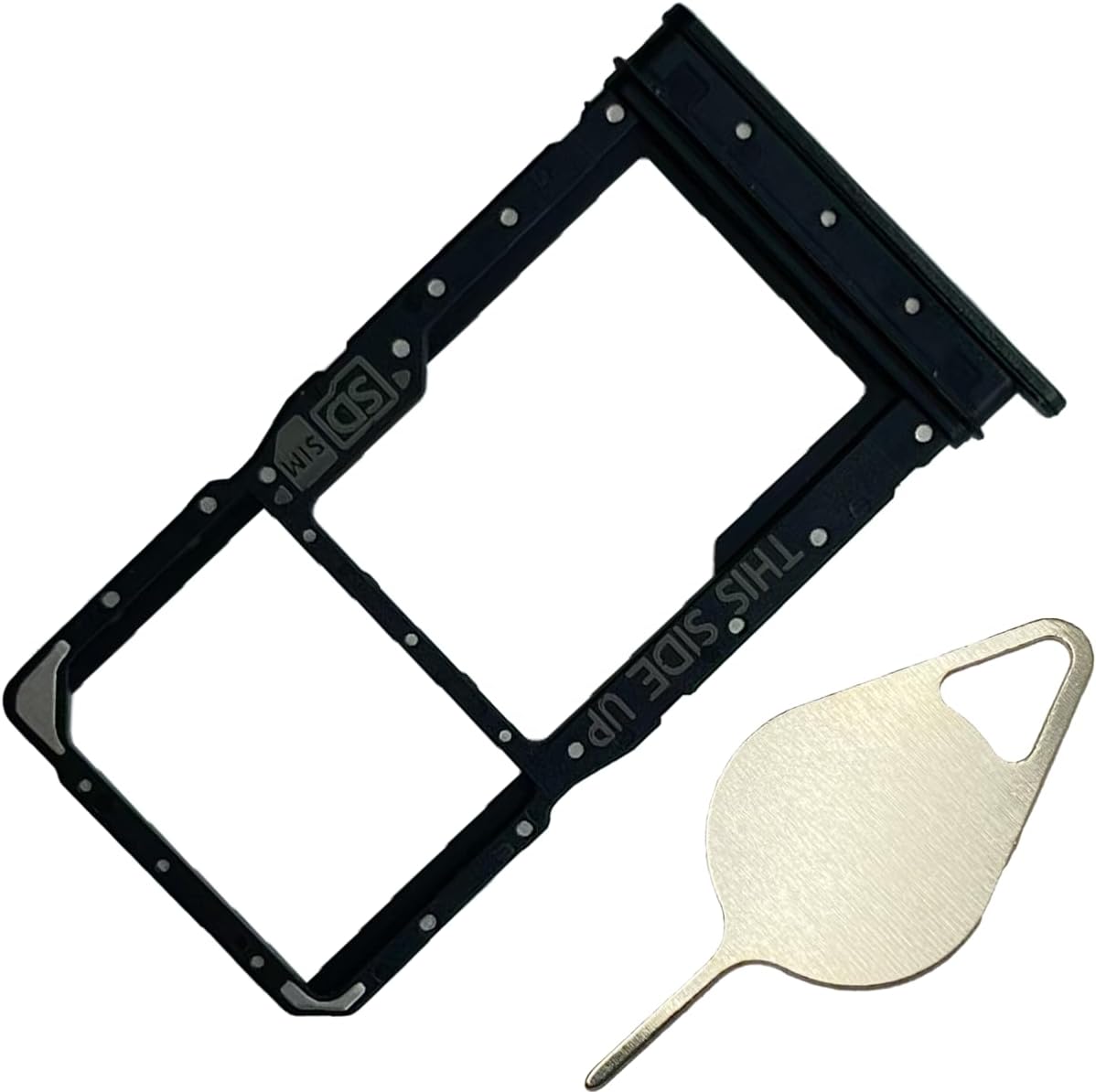 Sim Card Tray Holder with Replacement Pin - Compatible with Moto G 5G 2025 XT2513 XT2513-1 - Ideal SIM Card Installation