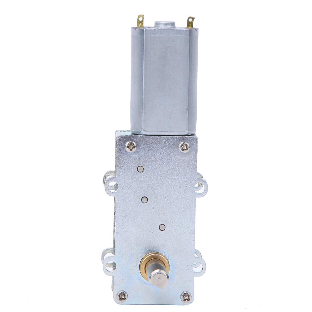 Motoriduttore a vite senza fine ad alta torsione compatto potente 12V 0,5A WGF18055 per espositori tende elettriche robot e artigianato fai-da-te (12V7,5 giri)