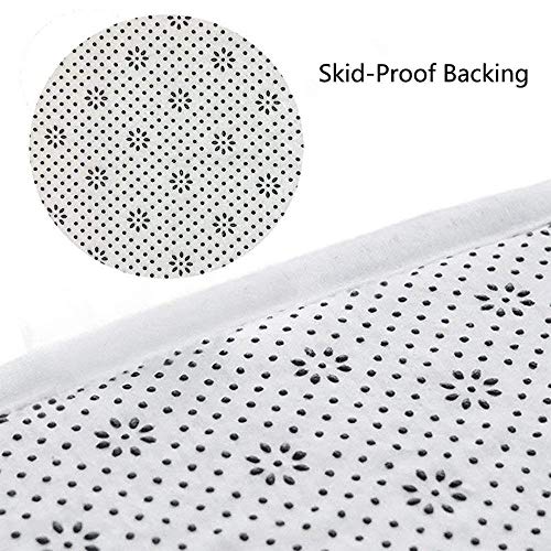 YQZS Teppich Schlafzimmer Teppich Orientteppich Dunkelblaue Bäume für Wohnzimmer, Schlafzimmer, Kinder Spielzimmer… – Bild 5