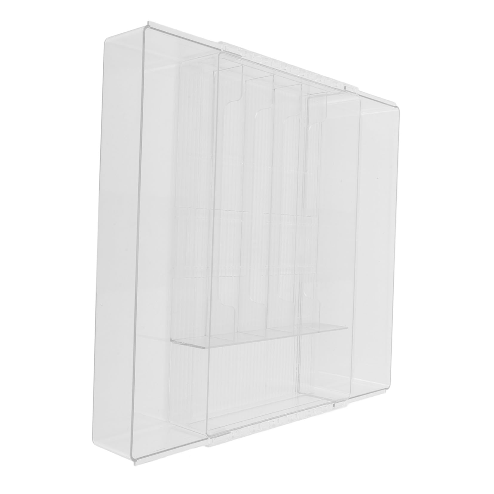 Organizador de Cubiertos Extensible para Cajones Mediano Acrílico Transparente Multiusos para Cocina y Baño Almacenamiento