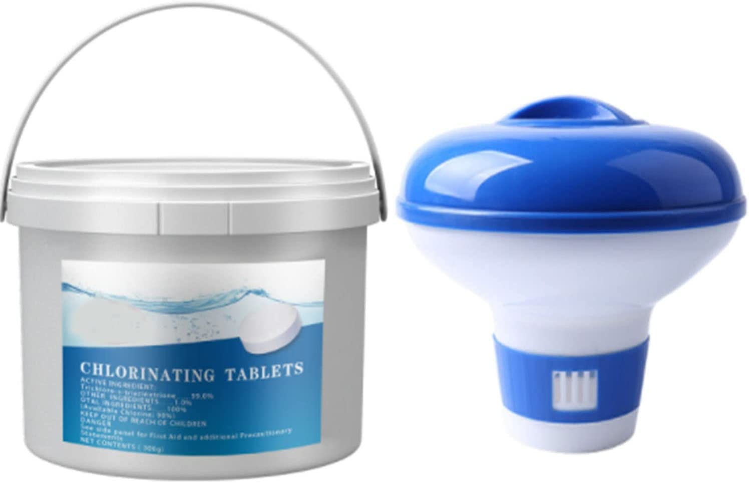 100Pcs Chlorine Tāblets, Chlorinating Tablets,Long Lasting Chlorinating Tāblets for Swimming Pool, Spa, Hot Tub & Bathtubs