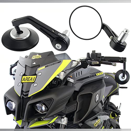 Area1 Rétroviseur de guidon de moto CNC compatible avec compatible avec Peugeot Speedfight 4 Speedfight 3 Speedfight 2 (V52)