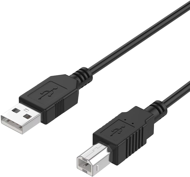 Cable USB 2.0 de 6 pies, cable de datos para PC portátil, compatible con el controlador Reloop RMP-3 Alpha DJ