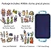 CHEFAN 4 Pack Felt Board Bible Stories Set, Flannel Board Stories Wisdom of Solomon|Jonathan and His Armor Bearer|Daniel and The Lions Den|Isaac and Rebekah,Precut Flannel Graph Bible Toys for Kids