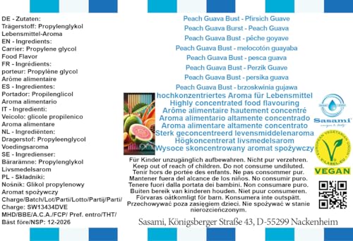 Arôme Peach Guava Bust Sasami 100ml pour e-liquide DIY - 4