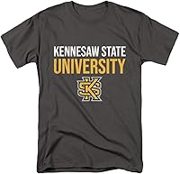 Vista 94 de LOGOVISION Official Collegiate Distressed Stacked Short Sleeve Unisex for Men & Women T Shirt Collection 3