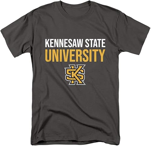 Miniatura 94 de LOGOVISION Official Collegiate Distressed Stacked Short Sleeve Unisex for Men & Women T Shirt Collection 3