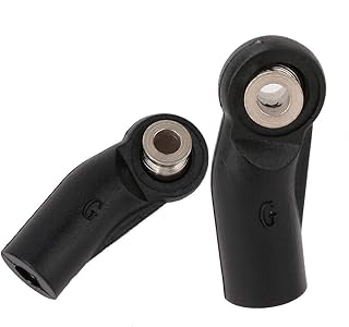 Drfeify M4 Link Rod End Joint Steering Linkage Ball Compatible with Axial SCX 1/10 RC Car Crawler ( Side Bent)