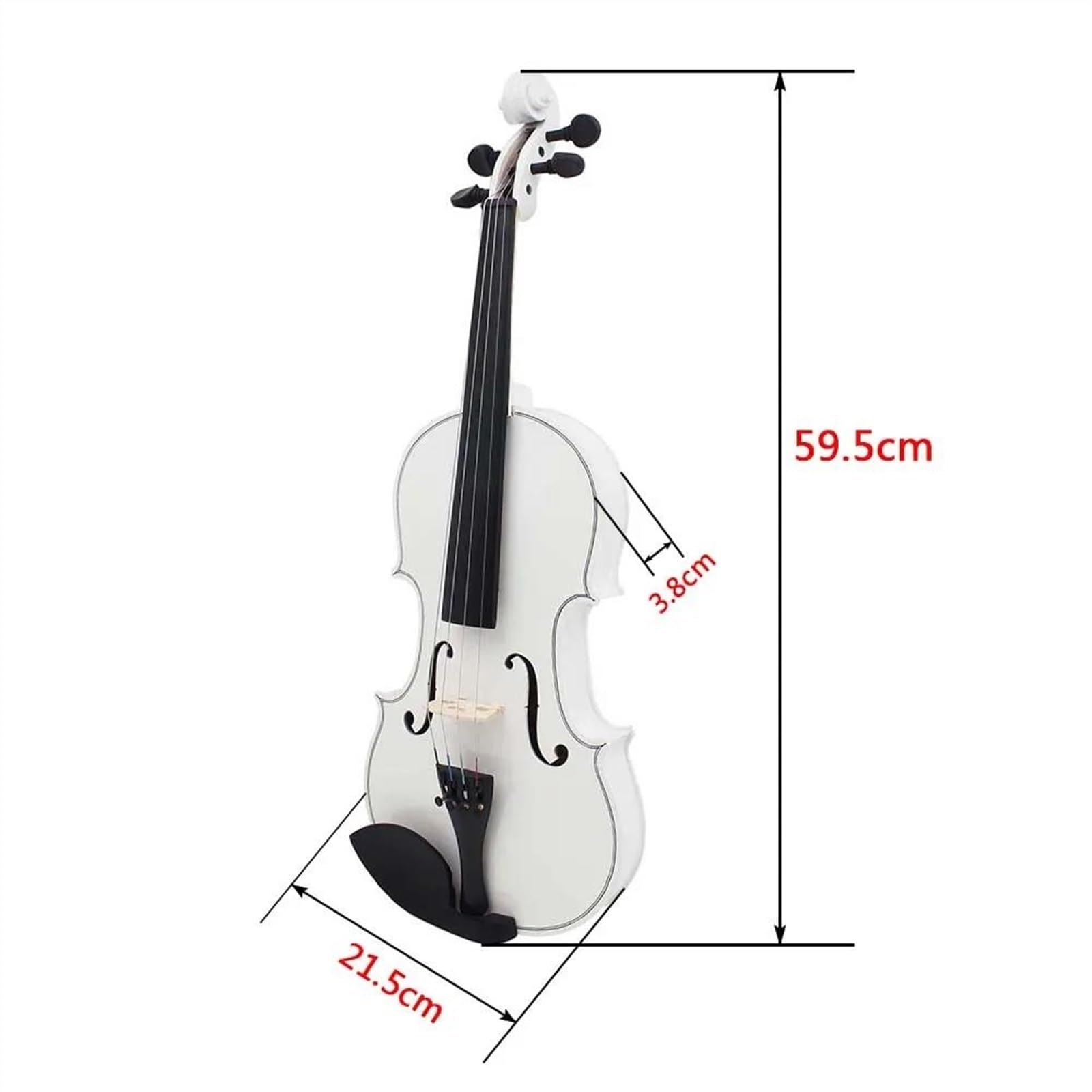Violine 4/4 Popularisieren Für Anfänger(White)