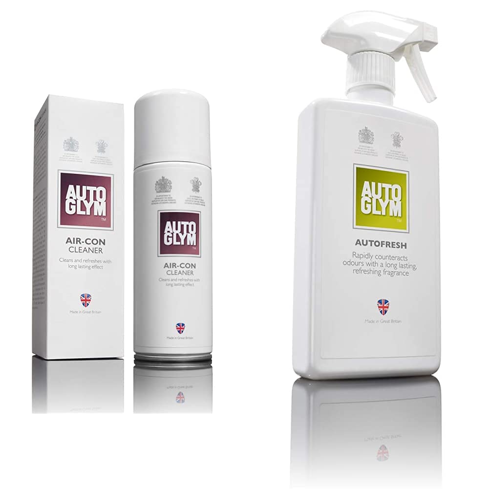 Autoglym ACC150-AG Air-Con Cleaner & AF500 Autofresh, 500ml