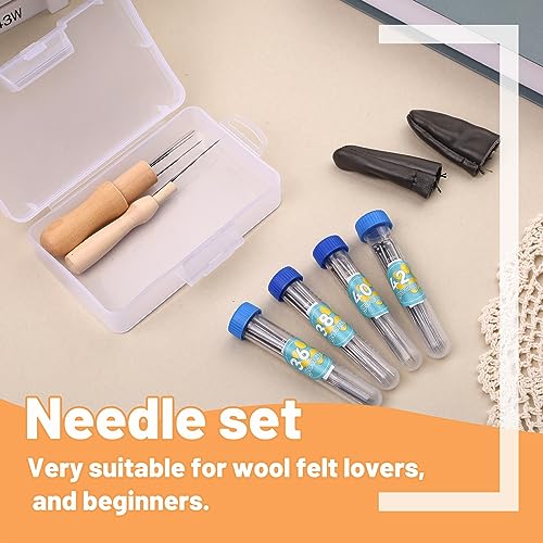 Image of 82PCS Needle Felting Tools, Needle Felting Needles, 4 Sizes Felting Needles with Needle Bottle Felting Tool Holders, Complete Needle Felting Supplies for Beginner Professional (Pack of 2)
