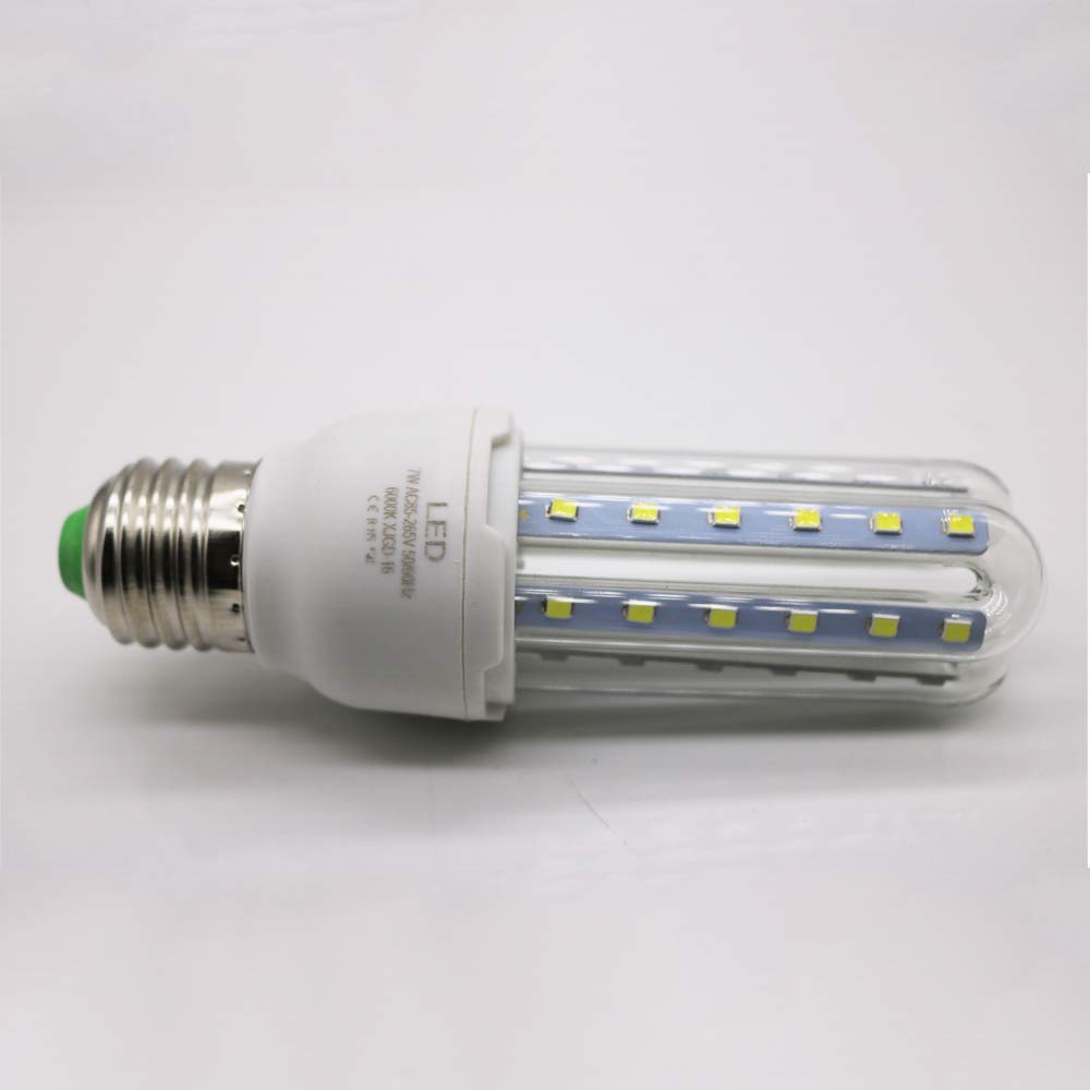 15 bombillas LED E27 de 7 W, 700 lm, luz blanca fría, 6000 K, sin parpadeos, ángulo de haz de 360° para garaje, almacén, pasillo, cocina, salón, comedor