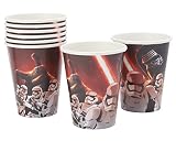 Amscan 581506 Star Wars™ Episode VII Cups, 9 oz., 8 pcs, Party Favor