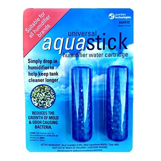 PureGuardian Guardian Technologies GGHS15 Aquastick Antimicrobial Humidifier Treatment, 2-Pack, Humidifiers, Evaporative Humidifier Water Tanks