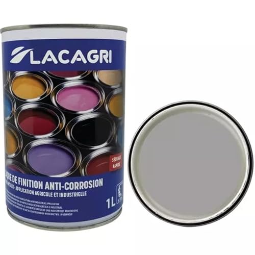 Lacagri Peinture antirouille 3 en 1 - Couche de finition et apprêt - MASSEY FERGUSON - Gris métallique LA8061