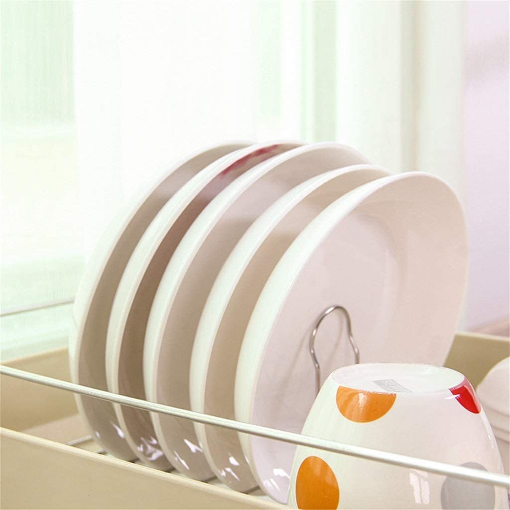 Scolapiatti Forniture da Cucina Scolapiatti Acciaio Inossidabile Doppio scolapiatti Scolapiatti Piatti Scolapiatti Scolapiatti 524442cm (52 * 44 * 20cm)