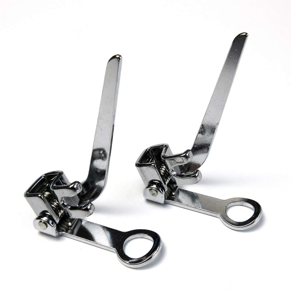 2 Sets Low Shank Presser Feet Embroidery Darning Foot All Meta For Singer Home L #006016008
