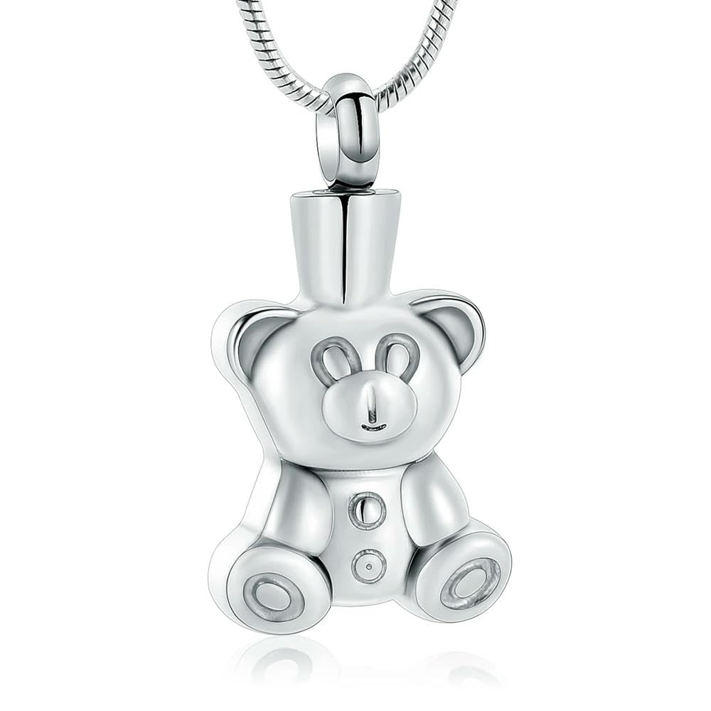 Colliers urnes pour cendres pendentif gravé argent médaillons commémoratifs deuil