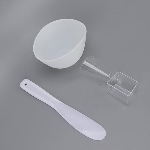 Miniatura 7 de Juego de cuencos para mezclar mascarillas faciales, 3 piezas, kit de herramientas de mezcla de mascarillas con cuchara medidora, máscara facial,