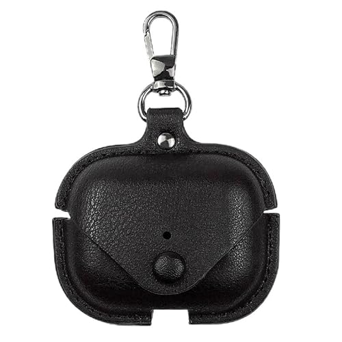 KOOLRIVER�EFor AirPods Pro 3 �P�[�X ��3���� �J�o�[ PU���U�[ �V���v�� �J���r�i�t�� �ی�J�o�[ ������� �G�A�[�|�b�Y �v�� Pro3 2025���f�� ���C�����X�C���z�� �ی�P�[�X(�u���b�N)