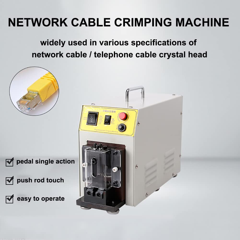 Herramienta de crimpado automático, crimpadora de conector Rj45, red Ethernet Lan, alicates de crimpado de enchufe de cable, crimpadora de conector de cabeza de cristal de gato de cable de red