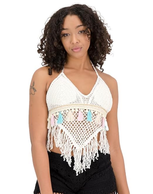 Bikini en crochet taille unique ajustable qui ne serre pas et galbe la poitrine