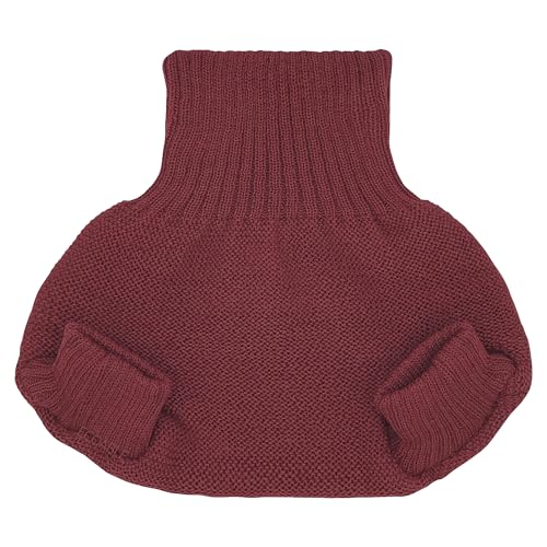 Image of EcoAble Merino Wool Diaper Cover – (Discontinued, EU62-68, Burgundy)