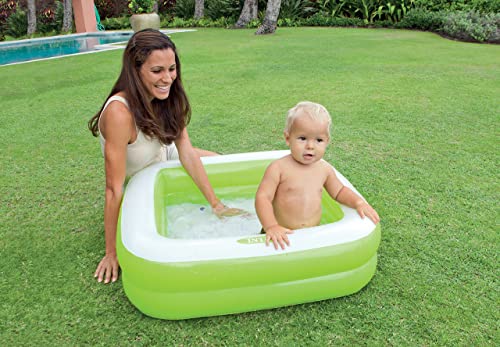 Image of V24 Wetset Collection Inflatable Square Pools for Kids 1 to 3 Years Old | Big Bath Kiddie Pool for Summer (Play Box Pool)