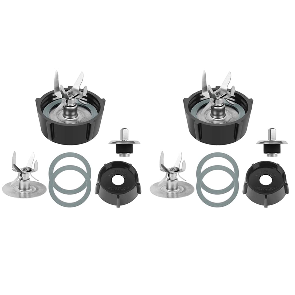 Hndhbfgrt 2X 6 Point Fusion Blade 4980 & 4902 Blender Jar Bottom Replacement Parts Compatible for Osterizer Blender Blade