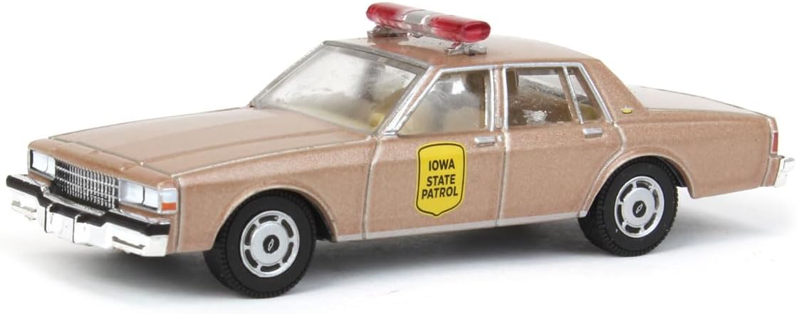 Greenlight Collectibles 1/64 1987 Chevrolet Caprice, Iowa State Patrol Police Hot Pursuit 43 43010-B