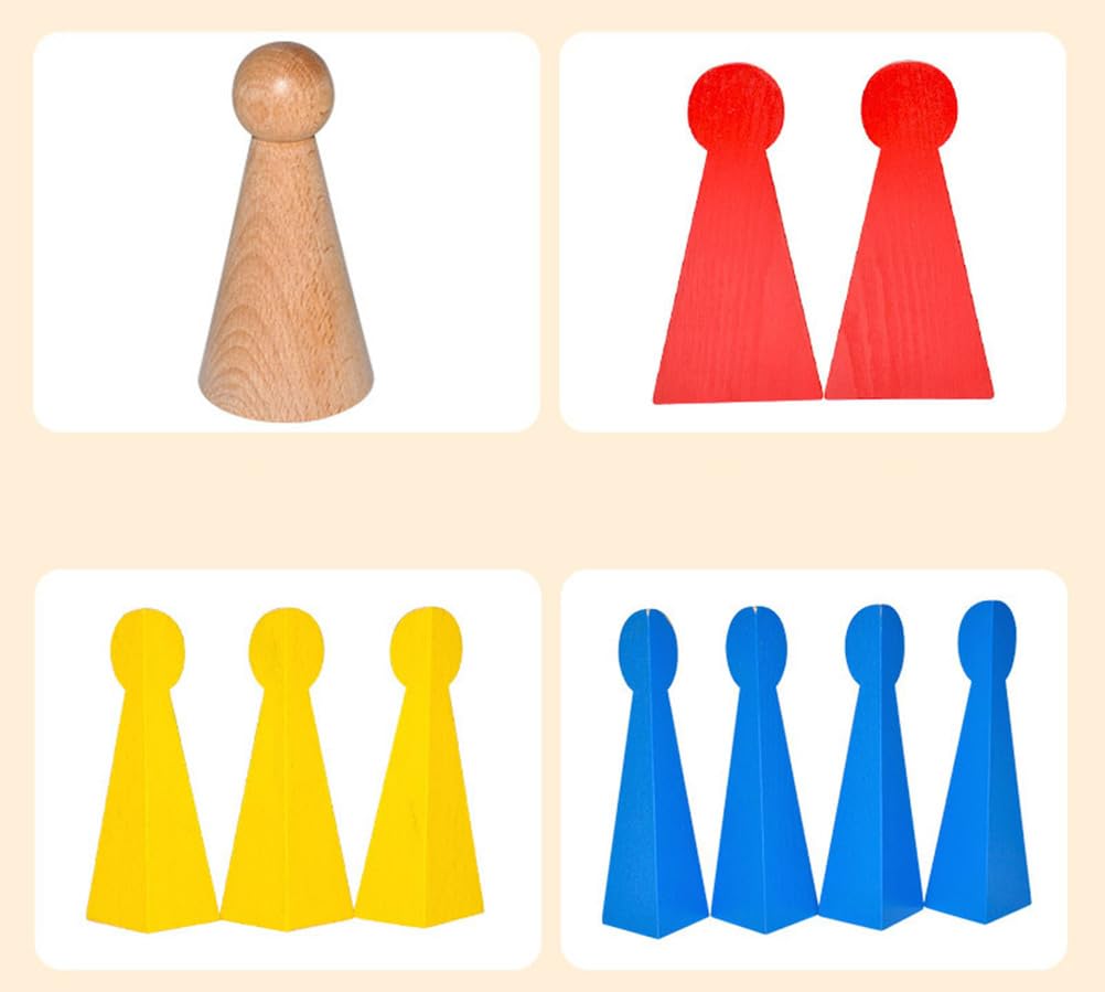 Set di Figure di Persone Frazione, Giocattolo Educativo Cognitivo Matematica Precoce