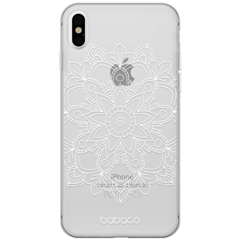 Babaco ERT GROUP mobile phone case for Iphone X/XS original and officially Licensed pattern Mandalas 006 optimally adapted to the shape of the mobile phone, partially transparent