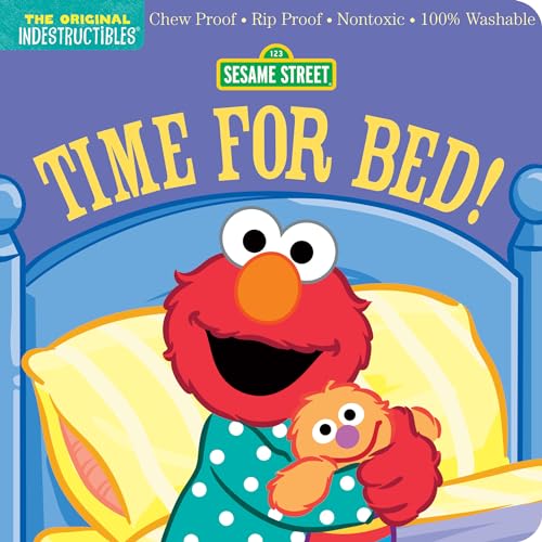 Image of Indestructibles: Sesame Street: Time for Bed!: Chew Proof · Rip Proof · Nontoxic · 100% Washable (Book for Babies, Newborn Books, Safe to Chew)